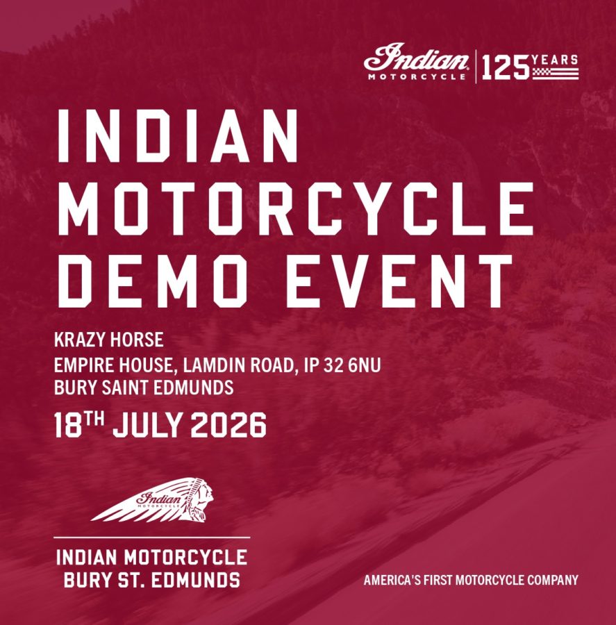 Indian Motorcycle Bury St Edmunds, Demo event