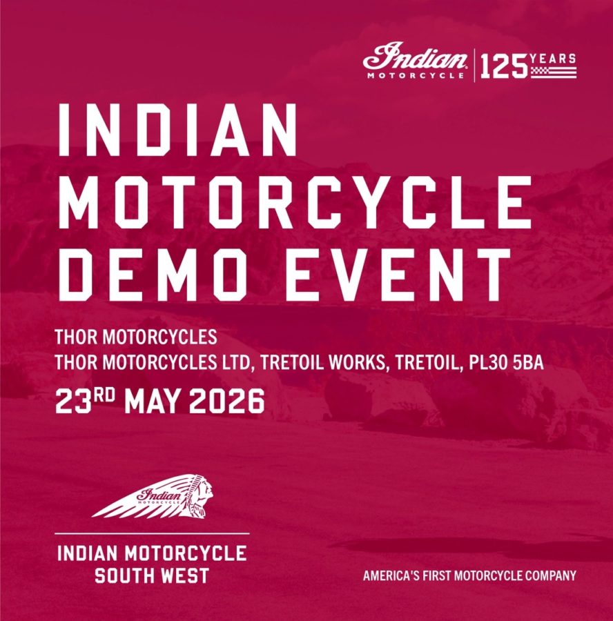 Indian Motorcycle Demo Event, Thor Motorcycles, Bodmin